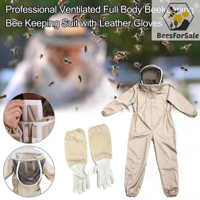 

TERMURAH BAJU ANTI LEBAH FULLBODY COKLAT TEBAL UNTUK PETERNAK LEBAH MADU