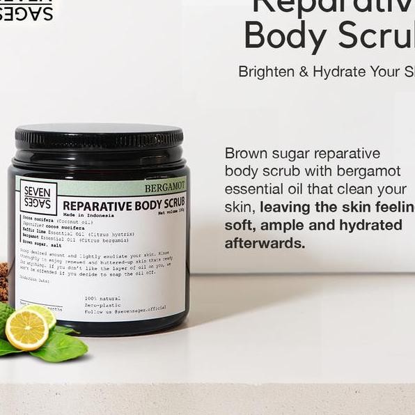 

Brown Sugar Reparative Body Scrub With Bergamot Essential Oil Ghten Hydrate Your Seven Sages