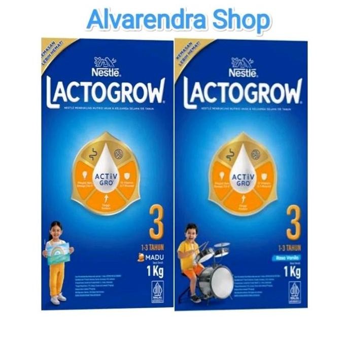 

TERMURAH LACTOGROW 1+ PRO VANILA MADU 1KG SUSU PERTUMBUHAN ANAK 1-3 TAHUN