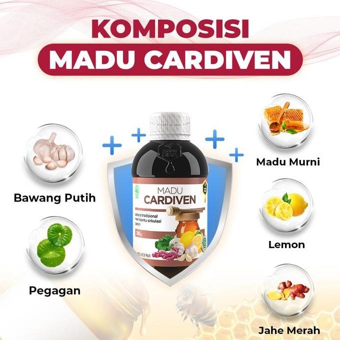 

TERMURAH MADU CARDIVEN 280GR - MADU HERBAL PENJAGA KESEHATAN JANTUNG ALAMI