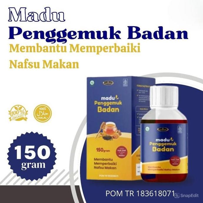 

TERMURAH MADU PENGGEMUK BADAN HERBAL BPOM | NUTRISI NAFSU MAKAN ANAK DEWASA