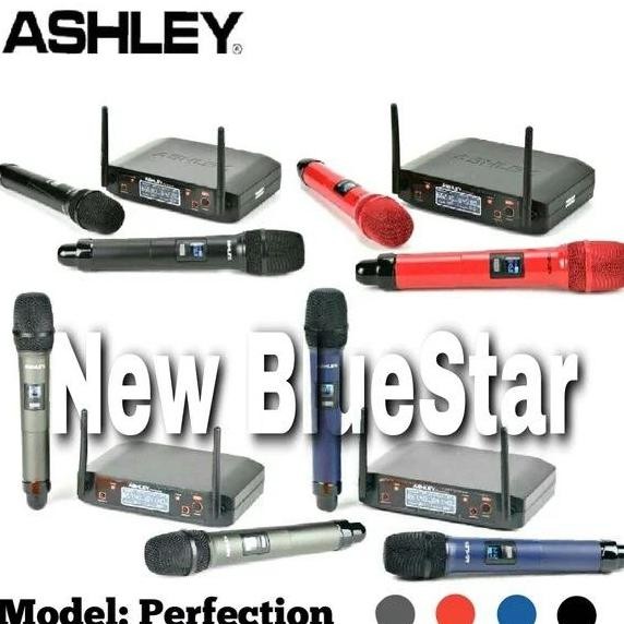 BARU MIC WIRELESS ASHLEY PERFECTION ORIGINAL - MIC WIRELESS KARAOKE PROFESIONAL