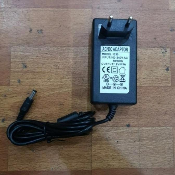 Tanias Adaptor Flojet 12V 3A Untuk Laptop Dan Komputer Model 1236 Input 100-240V Ac Output 12V=3A Di