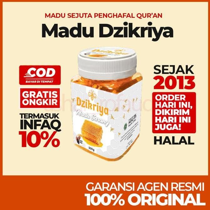 

TERMURAH MADU SARANG DZIKRIYA 500GR ASLI ORIGINAL & BERKHASIAT TINGGI