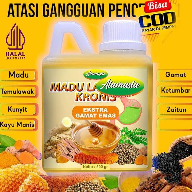 

TERMURAH MADU MAAG GERD ALAMASTA 500GR HERBAL EKSTRA GAMAT TEMULAWAK
