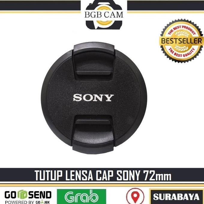 diskon lens cap kamera sony diameter 72mm tutup lensa universal