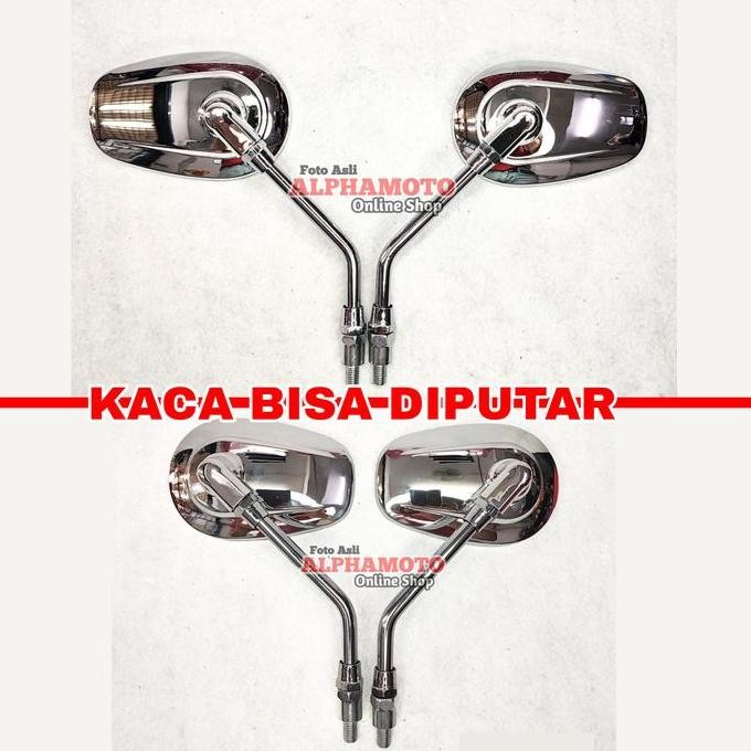 Produk Baru!! Spion Retro Oval Klasik Replika Harley Model Klasik Motor Custom