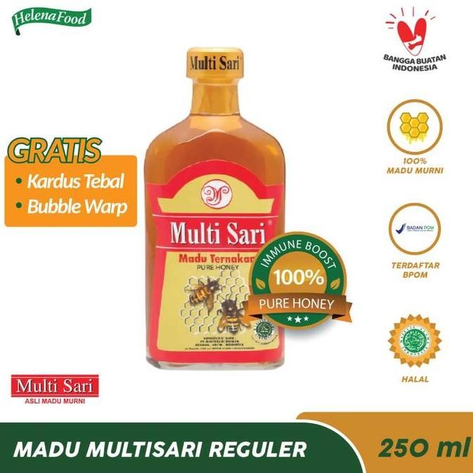 

TERMURAH MADU MURNI ASLI MULTISARI 250ML KEMASAN PRAKTIS