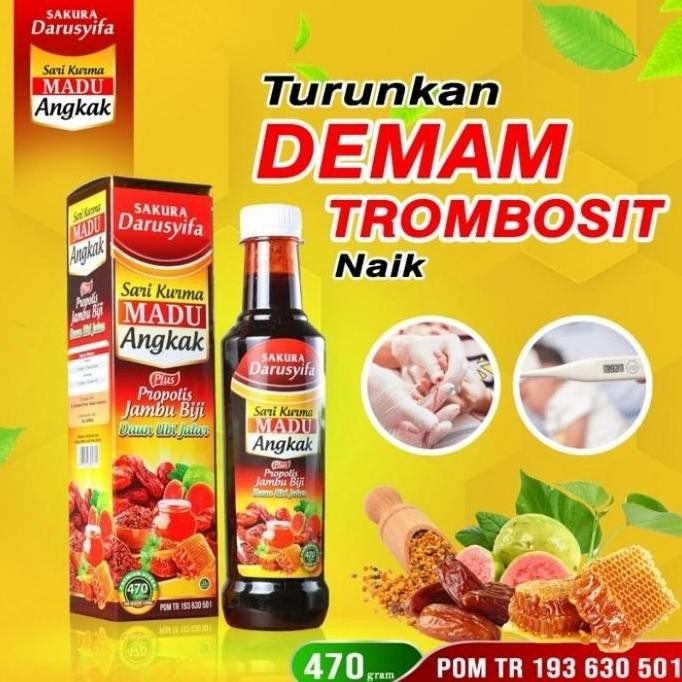 

TERMURAH MADU ANGKAK DARUSYIFA 470GR - SARI KURMA UNTUK DBD & TYPUS