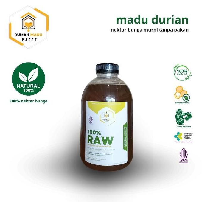 

TERMURAH MADU NEKTAR DURIAN 1KG MADU MURNI FULL NEKTAR DARI RUMAH MADU PACET