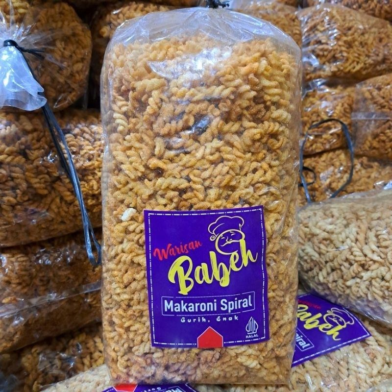 

MAKARONI ULIR SPIRAL PEDAS DAUN JERUK 2 KG Ori!!