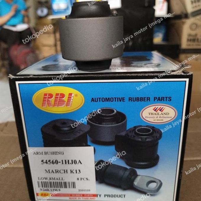 BUSHING BOS ARM DEPAN NISSAN MARCH/DATSUN GO KECIL RBI ORIGINAL