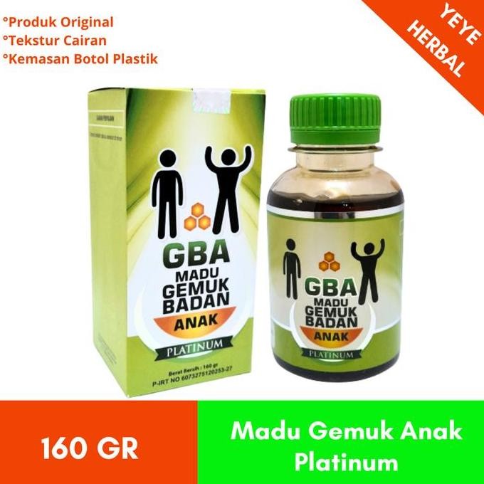 

TERMURAH MADU GEMUK ANAK PLATINUM - SUPLEMEN PENAMBAH NAFSU MAKAN & BERAT BADAN ANAK