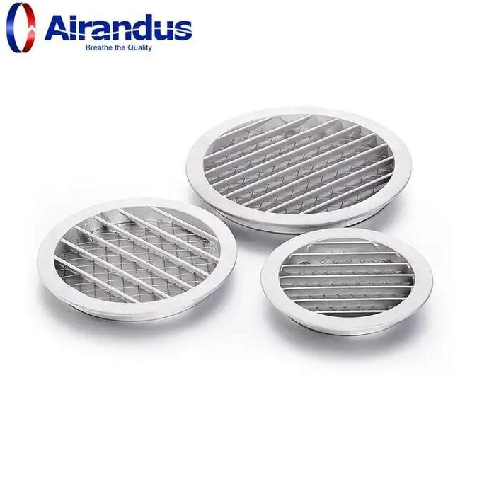 Wall Air Vent 4 Inch Grille Cover Fleksibel Ducting Ventilasi Udara Untuk Rumah Minimalis Modern Pen