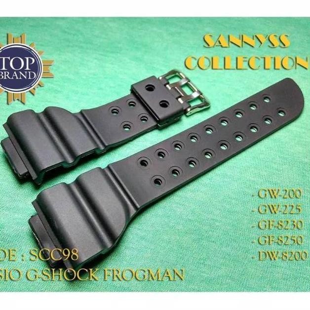 Strap Tali Jam Tangan Casio Frogman DW-8200 DW8200 Rubber Jam DW 8200 DiM
