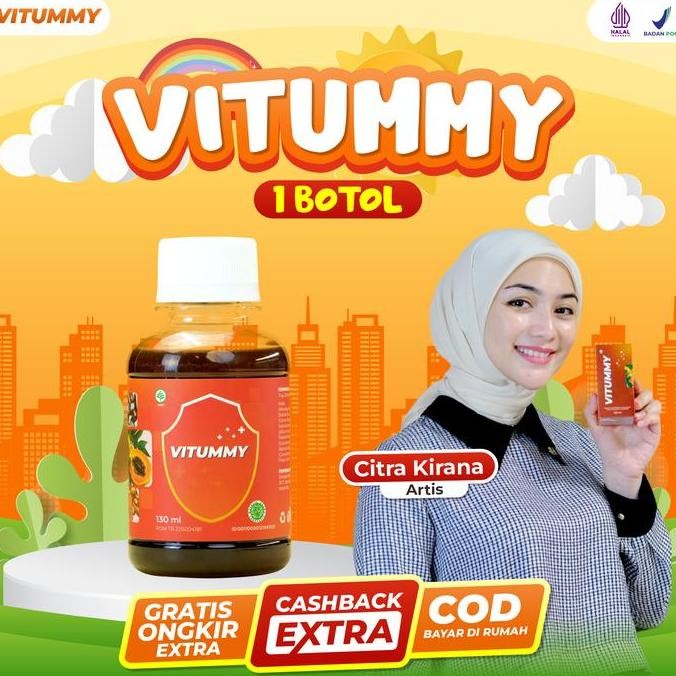 

TERMURAH MADU HERBAL VITUMMY HONEY SYRUP 1 BOTOL VITAMIN PENAMBAH NAFSU MAKAN ANAK