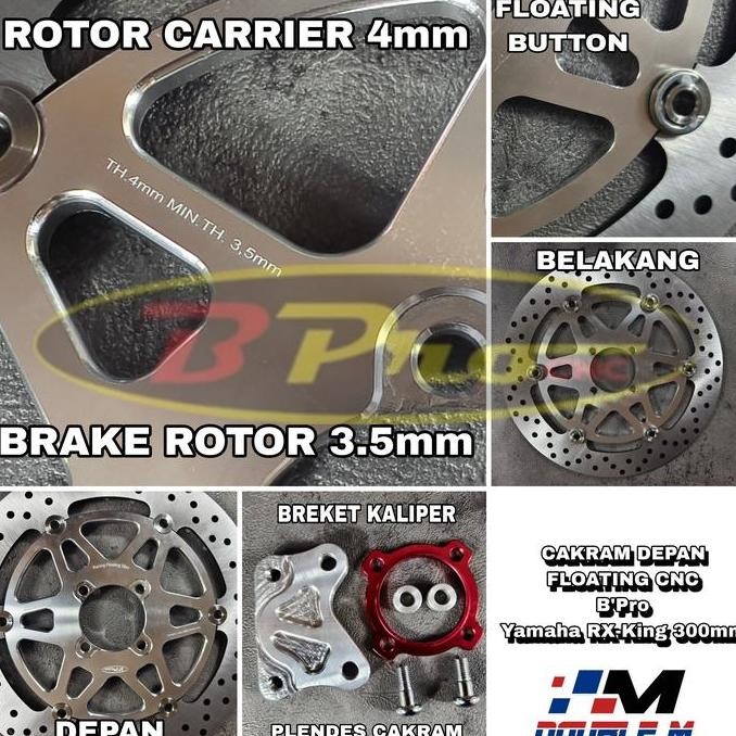 Piringan Cakram Rx King Bpro 300Mm Disk Disc Cakram Bpro Rxking