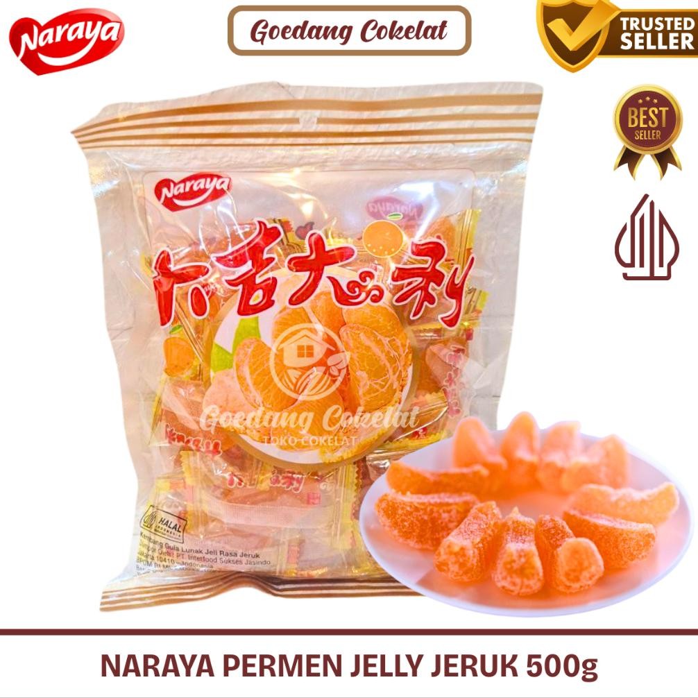 

Naraya Jelly Jeruk Mandarin Orange Candy 500Gr Halal