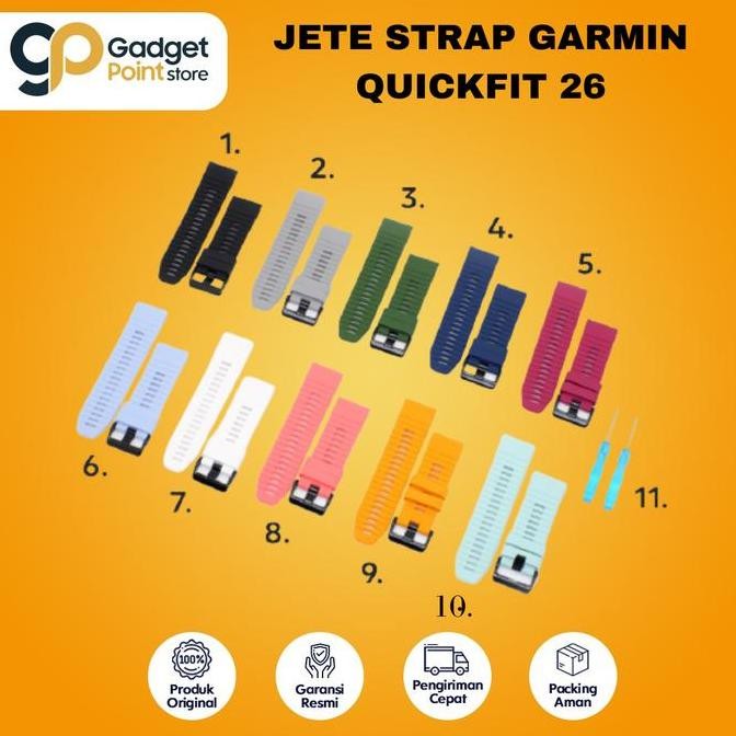 Ori - Strap Garmin Quickfit 26Mm Tali Jam Garmin Band Jete Premium