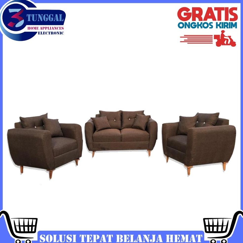Grosir (Khusus Jabodetabek) (Free Ongkir) Promo Sofa Retro 211 Murah Scandinavian Pablo Minimalis Di