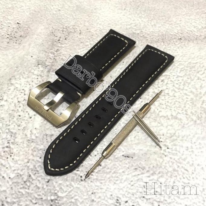 Ori - Strap Kulit Panerai Luminor Premium Leather Watchband Pria Klasik