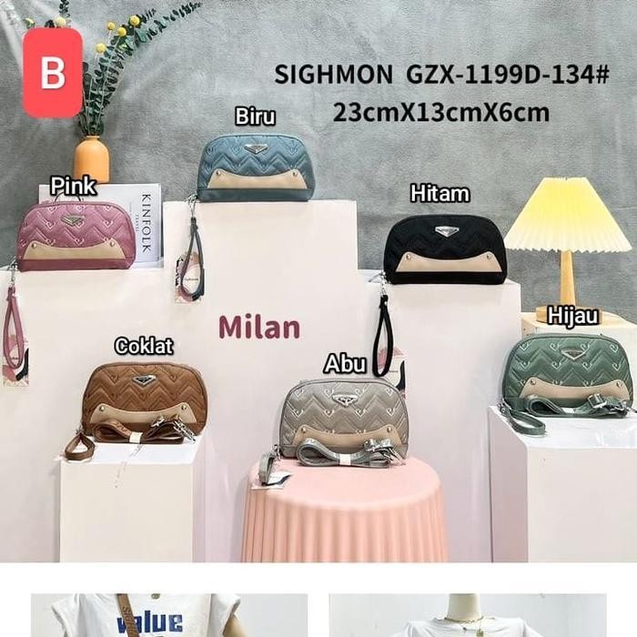 Tas Selempang Sighmon  Mini Hp Wanita Tas Dompet Cewek Import Kekinian  Waterproof Anti Air