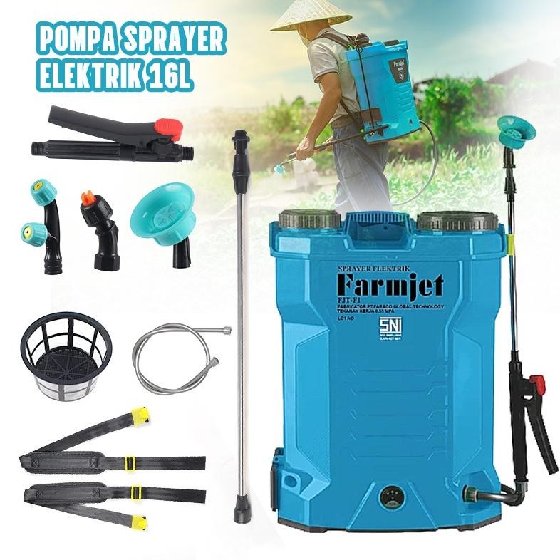 Terlaris Pompa Sprayer Semprotan Tanaman Elektrik Tangki 16 Liter,Mesin Semprot Pertanian Semprot Dg