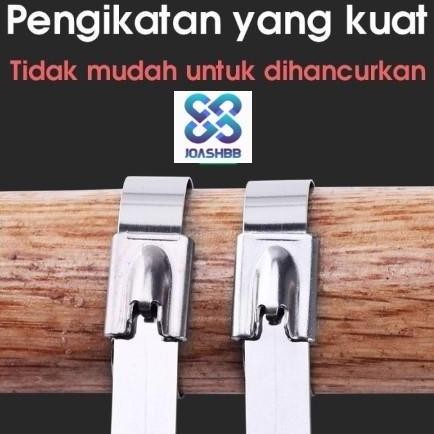 

ready Kabel Ties Stainless #304 ASLI isi 100bh 4.6x 200,300,400