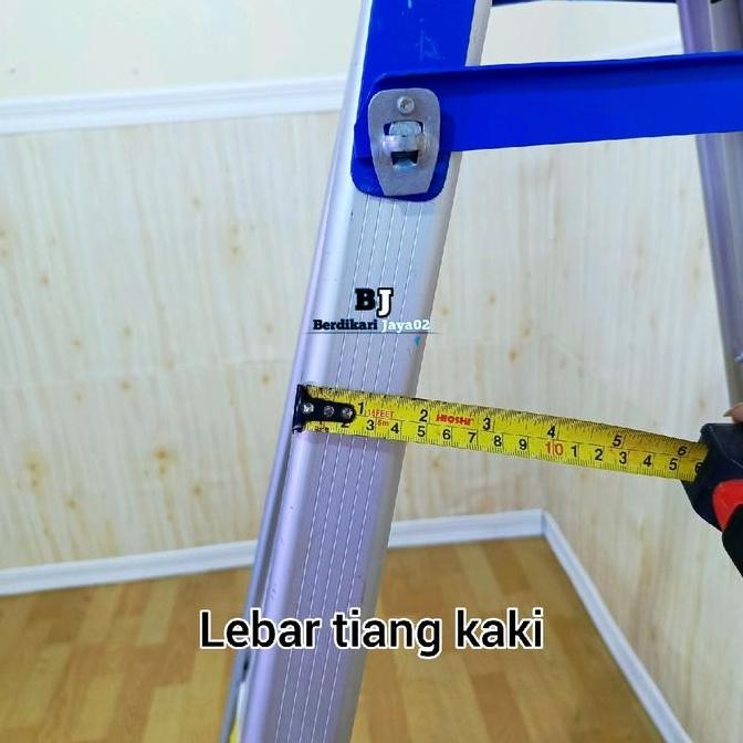 ready Tangga Lipat 2 Meter / Tangga 2 Fungsi Kuat Kokoh