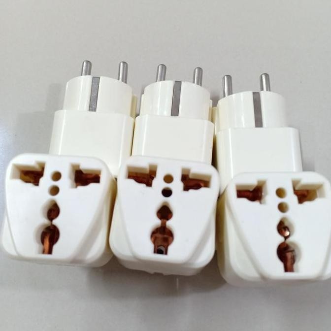 Steker Colokan Kaki 3 Ke Kaki 2 /Over Steker Wanpro