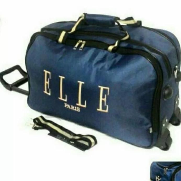 TAS PAKAIAN RODA 2 TROLI PAKAIAN TRAVEL BAG TAS DORONG