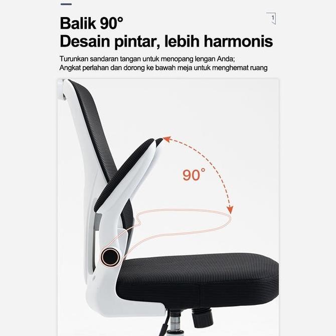 Kursi Kantor Minimalis Korean Style / Kursi Kerja / Kursi Belajar / Kursi Minimalis / Kursi Santai