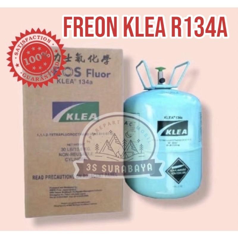 Tgs Freon Klea R134 A Tabung 13.6 Kg Murni 100% Ac Mobil Ac Kulkas