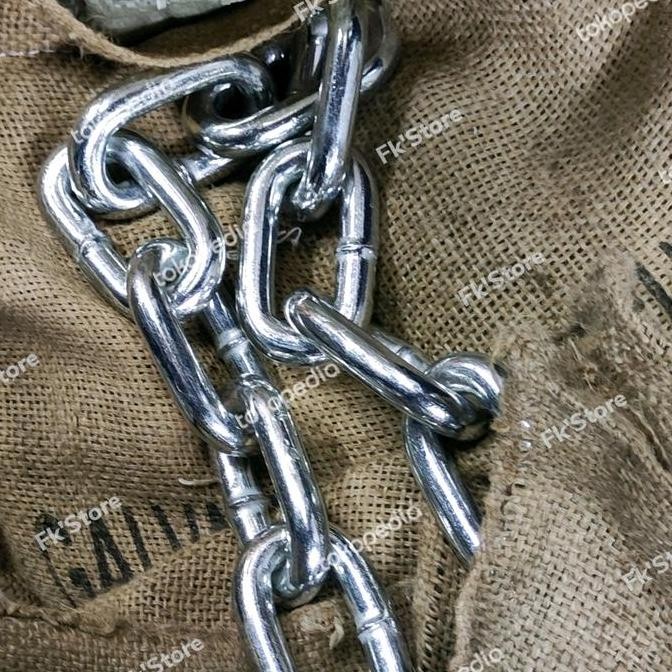 ready Rantai Galvanis 3/4" (19mm) / Rantai Kapal Galvanis 19 mm - Karung