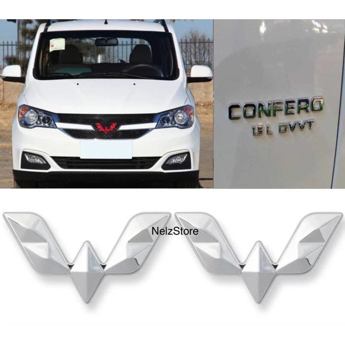 Tgs Wuling Logo Emblem Wuling Chrome Stainless