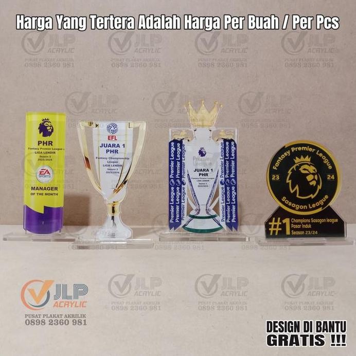 Piala FPL, Tropi FPL, Tropy FPL, Trophy FPL, Plakat FPL, Vandel FPL, Penghargaan FPL, Pialatropi FPL