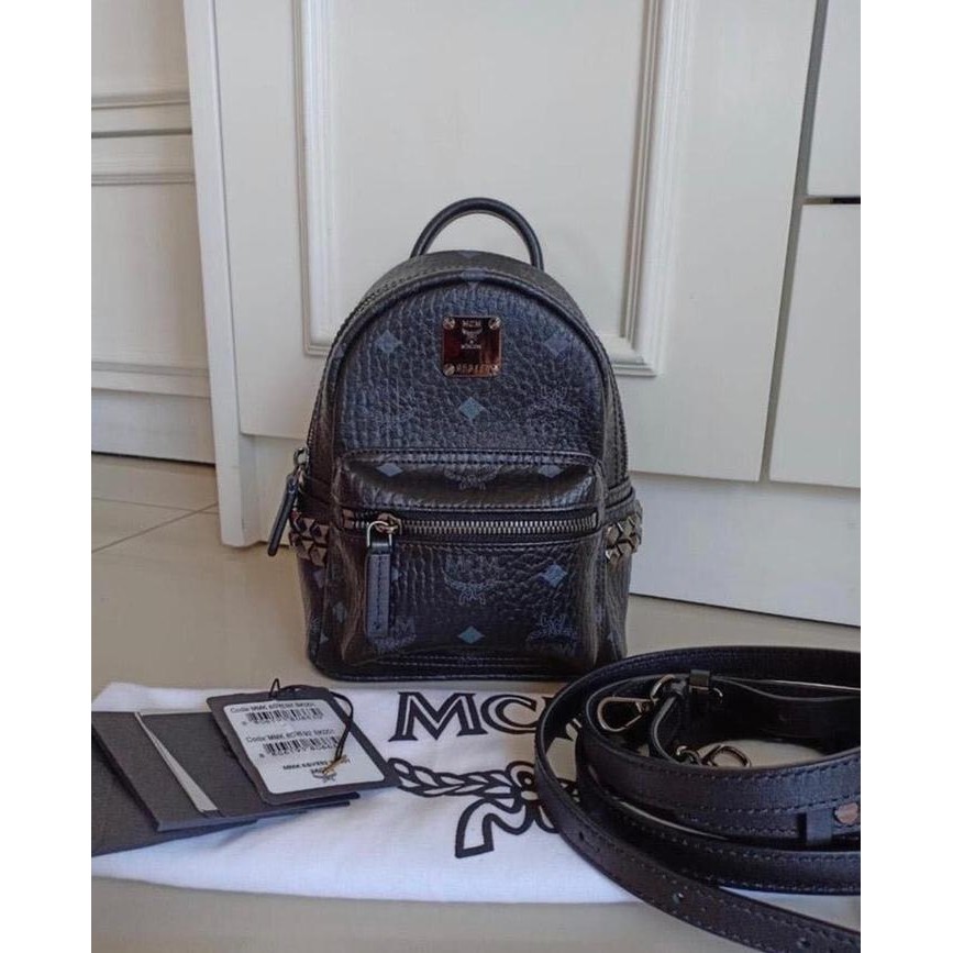LB MCM ORIGINAL MINI BEEBOO BACKPACK BLACK