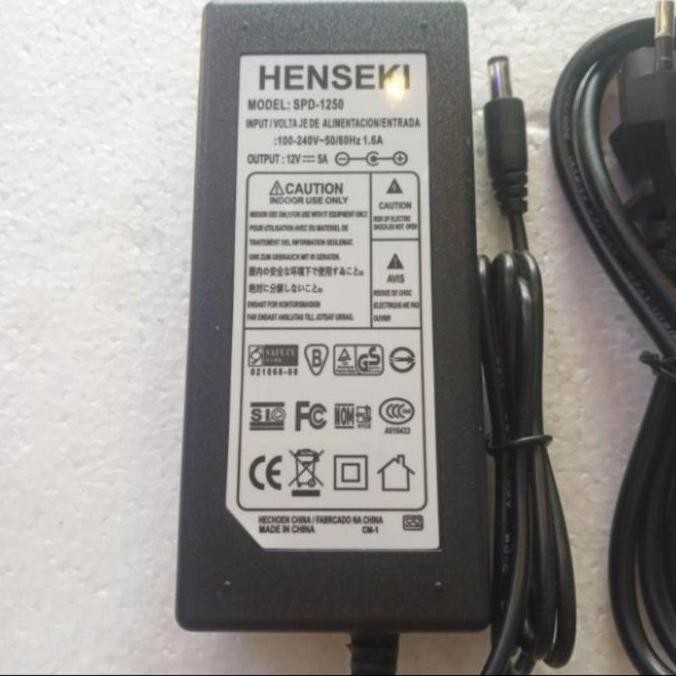 Henseki Adaptor Ac Dc 5 Ampere Dc 12 Volt