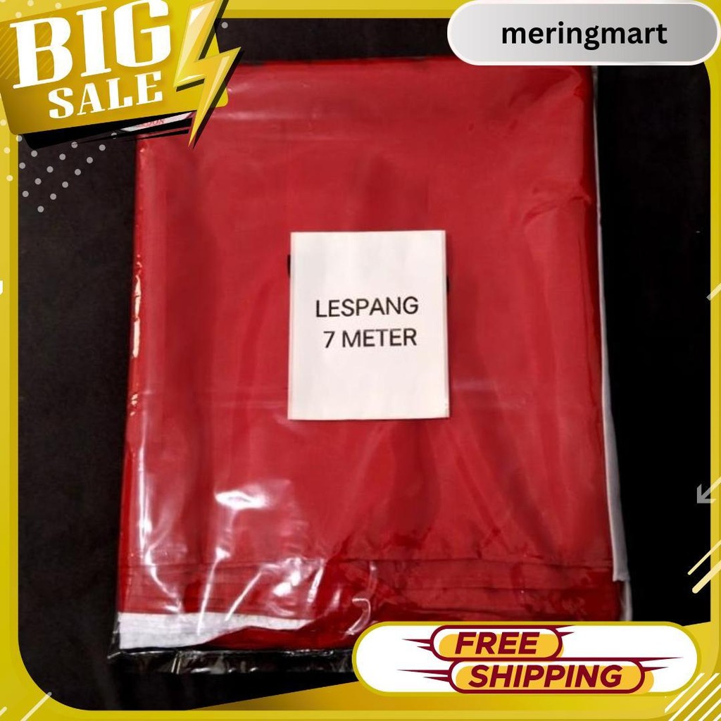 Bendera Merah Putih Lespang 7 Meter-Umbul Umbul Serbaguna Merah Putih 6.6