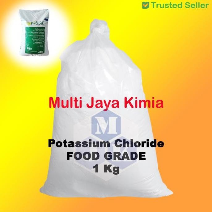 

LM Potassium Chloride / KCl / Kalium Klorida FOOD GRADE 1Kg