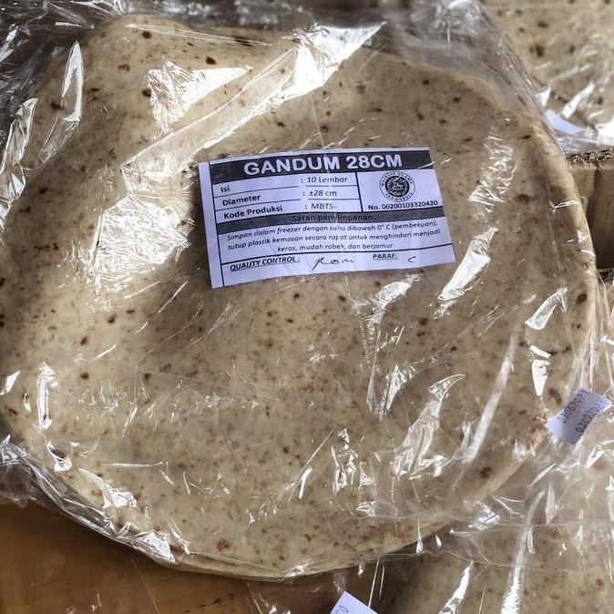 

LM TERMURAH Wheat Tortilla Gandum/Jumbo 28cm/Kulit Kebab/Wraps/