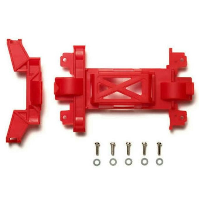 TAMIYA 95367 Reinforced Gear Cover (MS Chassis) Red Mini 4WD Station