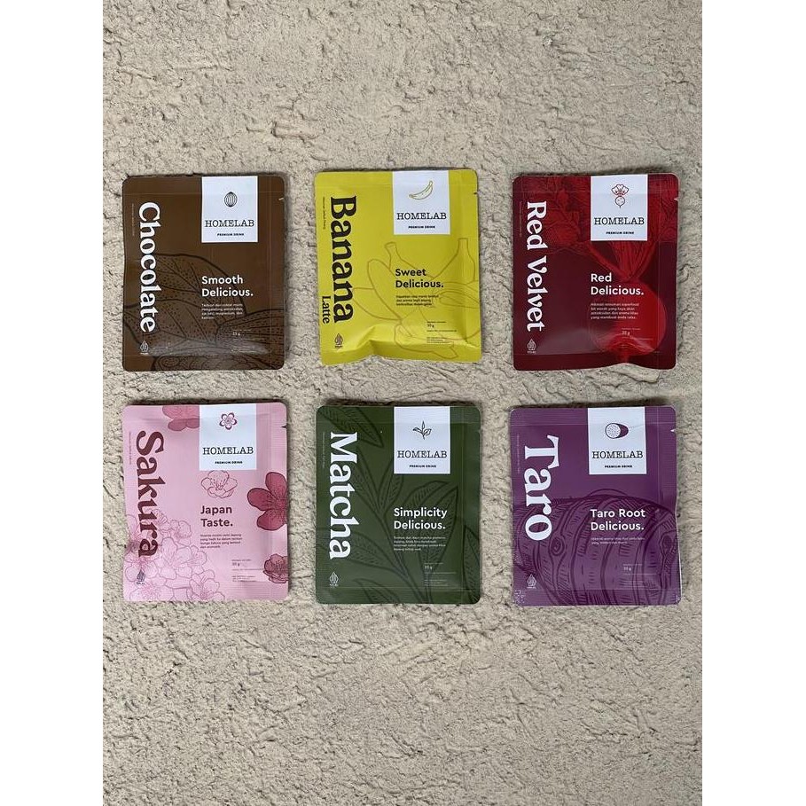 

Terlaris 6 Bungkus Bubuk Minuman Premium Single Pack - 6 Rasa Matcha, Chocolate, Red Velvet, Sakura, Taro, Banana Ready Stok
