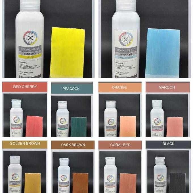 

TERBARU CERAMIC UNDERGLAZE COLORS 50 PROMO!