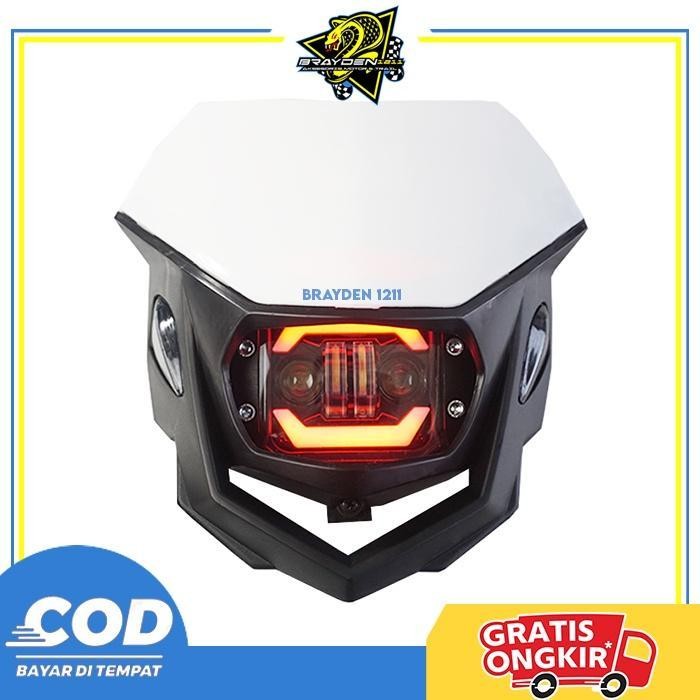 Headlamp Reflektor Biled Polisport Polysport Biled Klx 150 Crf 150L Wr155 Trail Original Dan Terperc