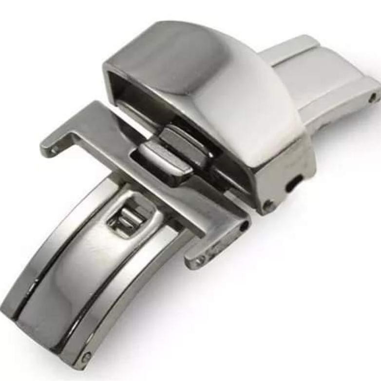 Buckle Buckel Tali Jam Butterfly 18MM 20MM 22MM Model Kupu DiM