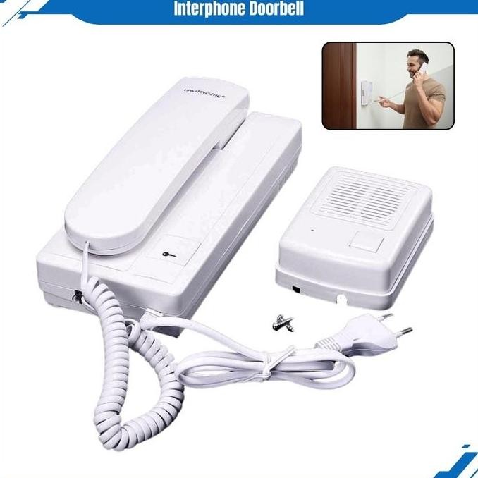 Interphone Telpon Doorbell Komunikasi Dua Arah Bel Dan Telepon 2 Way