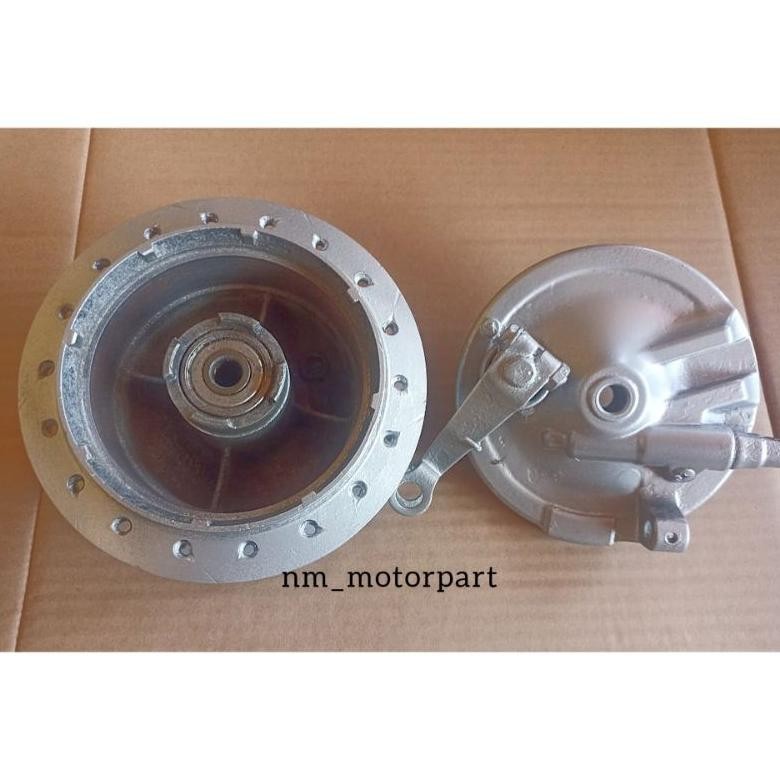 Tromol Depan Grand Set Tutup Kampas Rem Honda Astrea Grand Bekas Original Copotan Motor