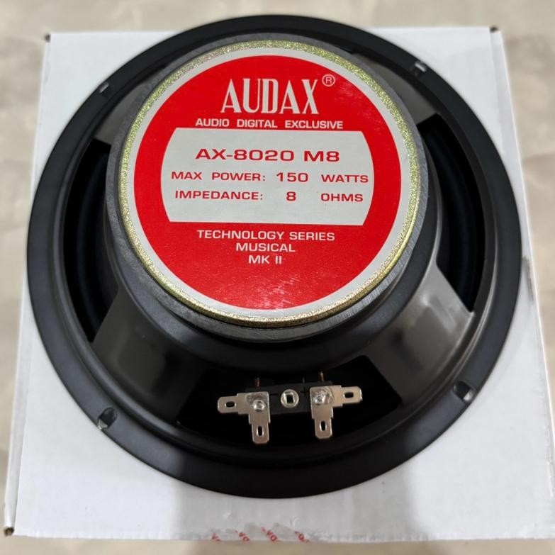 AUDAX Speaker 8 Inch Daya 150 Watt FULLRANGE AX-8020 ASLI DiM