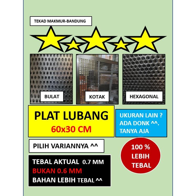 Plat 60x30 - Plat Besi Ram Speaker -  Ram Grill Plat Lubang - Ram Grill Box Sound DiM